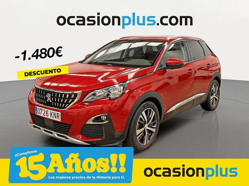 Rojo Usado 2018 Peugeot 3008 Allure Recogida | 16.290 € (Buen precio) - Imagen 1/4