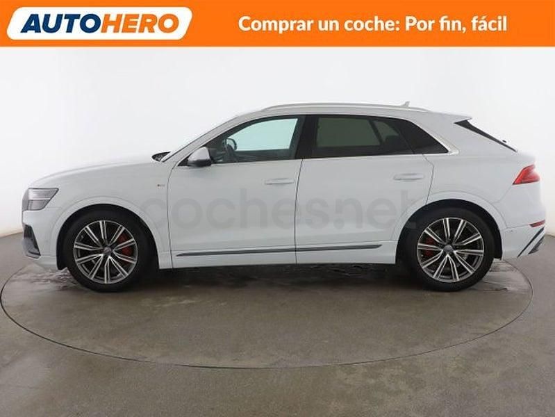 Usado Audi Q8 S-Line 286 CV (210 kW) 2019 Blanco SUV
