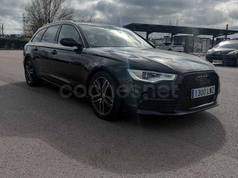 Usado Audi A6 Sport 177 CV (130 kW) 2013 Negro Familiar