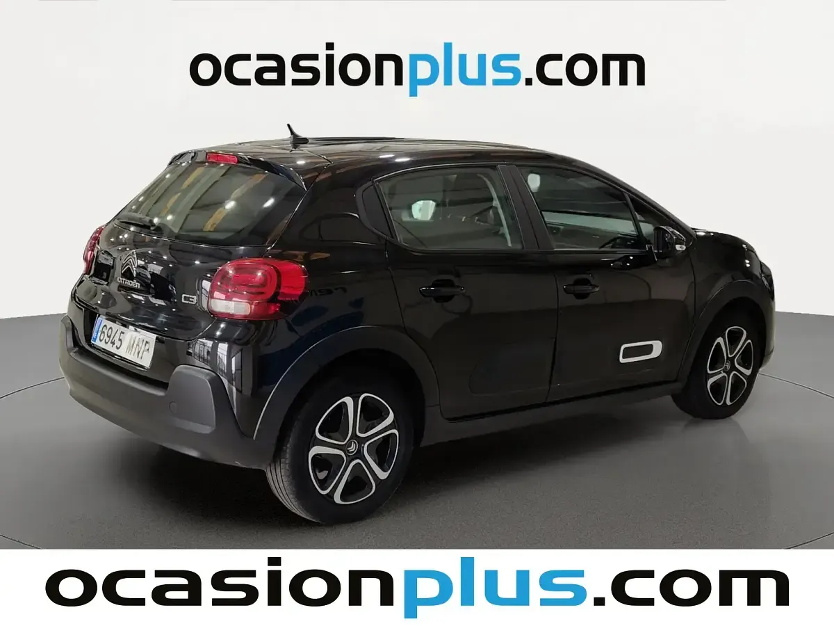 Usado Citroën C3 PureTech 83 CV (61 kW) 2024 Negro Berlina