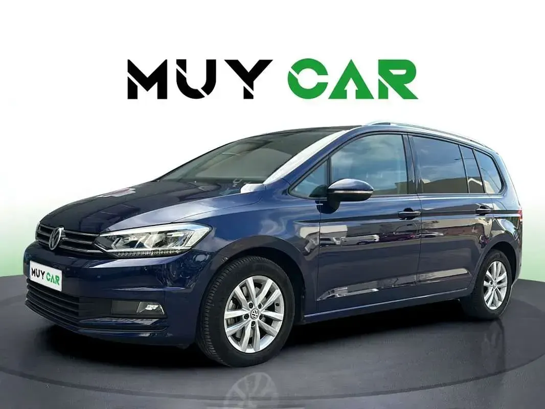 Usado VW Touran Advance 116 CV (85 kW) 2018 Azul Monovolumen