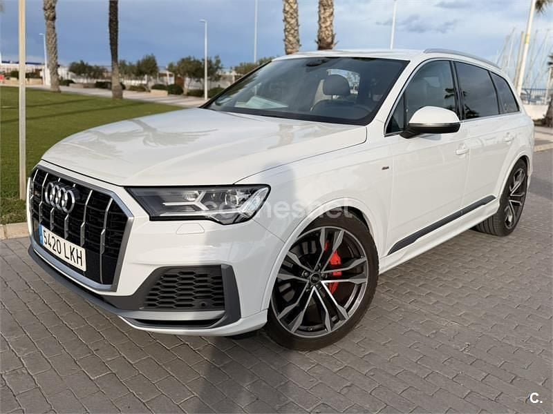 Blanco Usado 2020 Audi Q7 S-Line SUV | 49.900 € (Precio justo) - Imagen 1/4