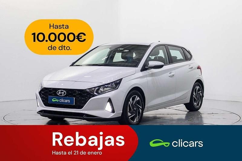 Blanco Usado 2021 Hyundai i20 Utilitario | 14.190 € (Precio justo) - Imagen 1/4