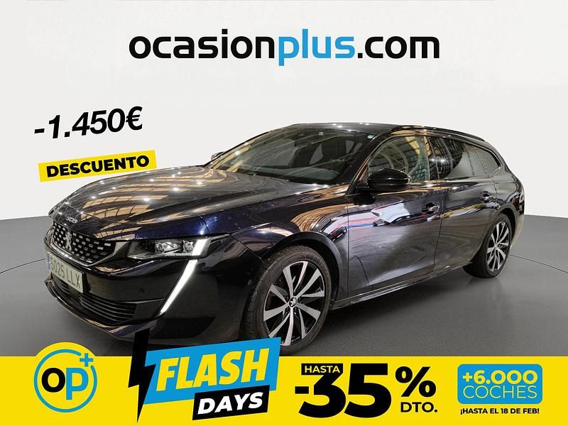 Usado Peugeot 508 GT-line 130 CV (95 kW) 2020 Azul Familiar