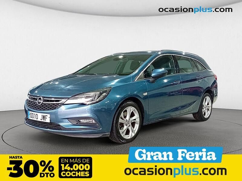 Azul Usado 2017 Opel Astra Dynamic Familiar | 11.450 € (Precio justo) - Imagen 1/4