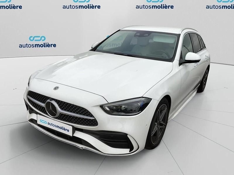Blanco Usado 2022 Mercedes C220 Familiar | 38.890 € (Un poco caro) - Imagen 1/4