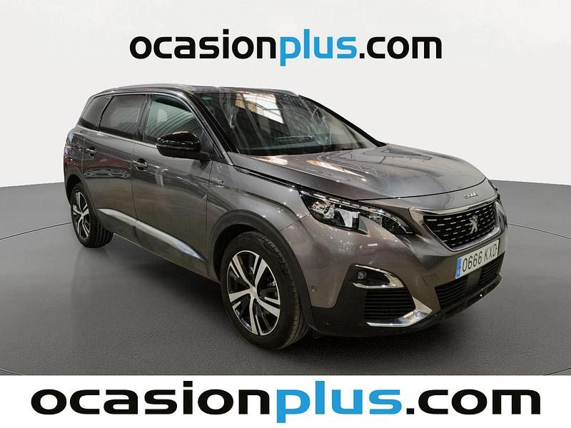 Usado Peugeot 5008 GT-line 130 CV (95 kW) 2019 Gris SUV