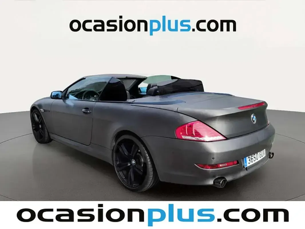 Usado BMW 630 Cabriolet 272 CV (200 kW) 2008 Gris Descapotable
