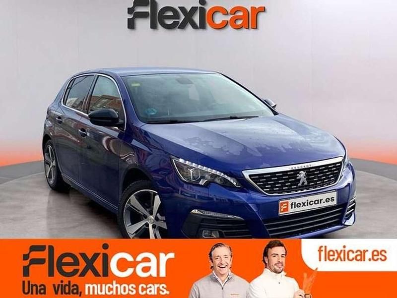 Usado Peugeot 308 GT-line 131 CV (96 kW) 2018 Azul Utilitario