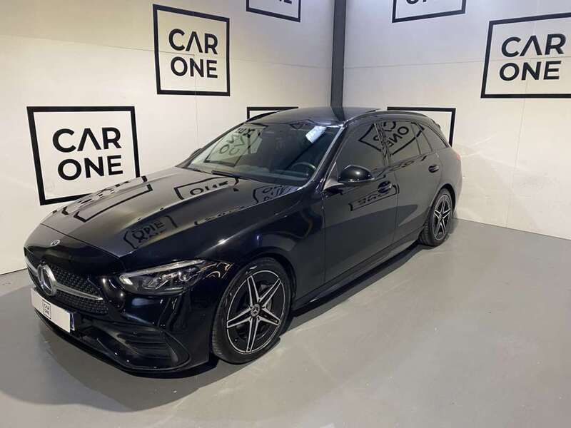 Negro Usado 2022 Mercedes C220 Familiar | 36.990 € (Un poco caro) - Imagen 1/4