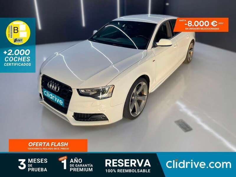 Blanco Usado 2014 Audi A5 Sportback Advanced Berlina | 21.590 € (Caro) - Imagen 1/3