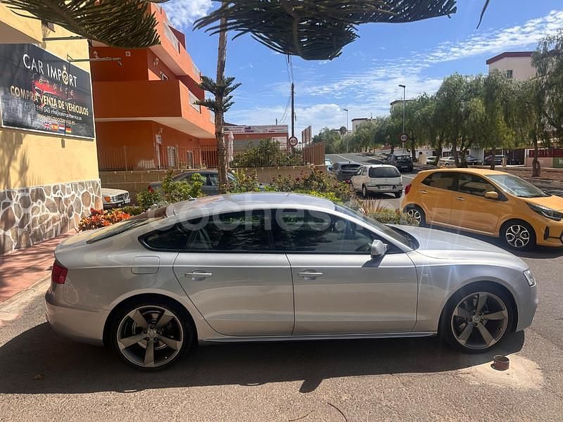 Usado Audi A5 Sportback S-Line 190 CV (139 kW) 2016 Gris / plata Utilitario