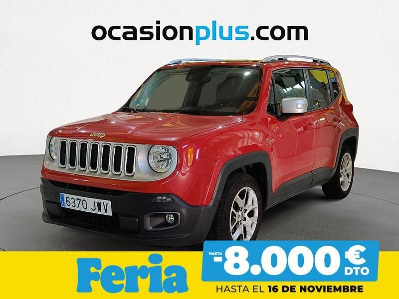 Rojo Usado 2017 Jeep Renegade Limited SUV | 14.490 € (Precio justo) - Imagen 1/4
