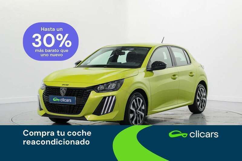 Amarillo Usado 2024 Peugeot 208 Active Utilitario | 13.890 € (Buen precio) - Imagen 1/4