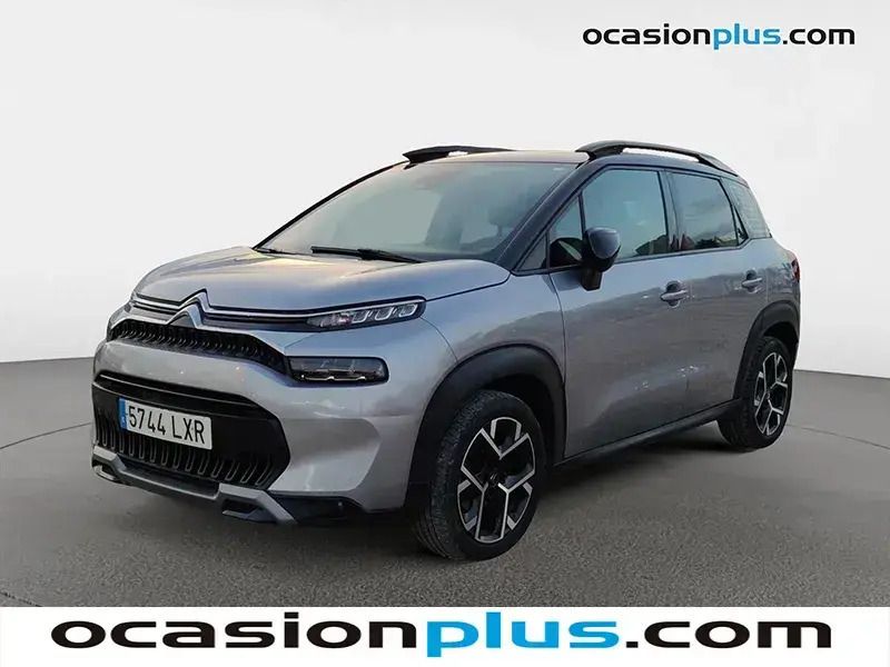 Gris Usado 2022 Citroën C3 Aircross PureTech SUV | 15.637 € (Un poco caro) - Imagen 1/4