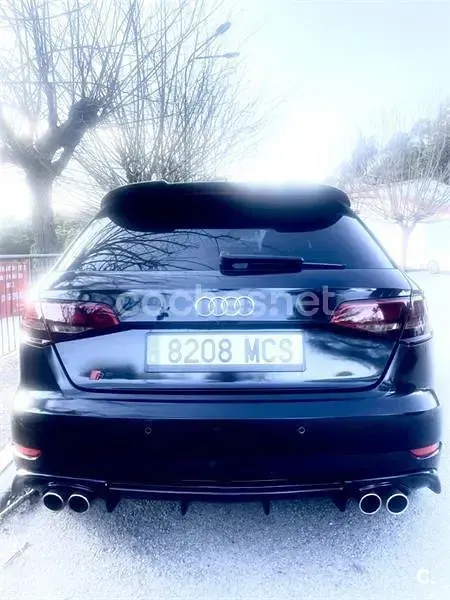 Usado Audi A3 S-Line 150 CV (110 kW) 2017 Negro Berlina