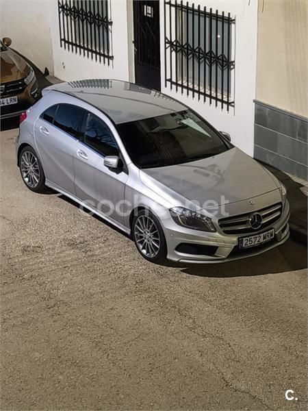Gris / plata Usado 2014 Mercedes A200 AMG line Berlina | 10.000 € (Super precio) - Imagen 1/4