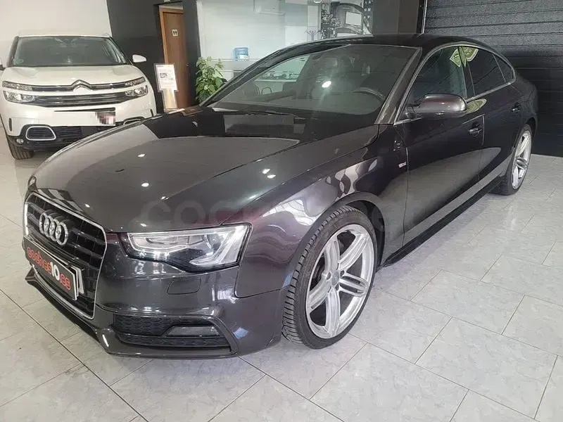 Usado Audi A5 Sportback S-Line 204 CV (150 kW) 2014 Negro Utilitario