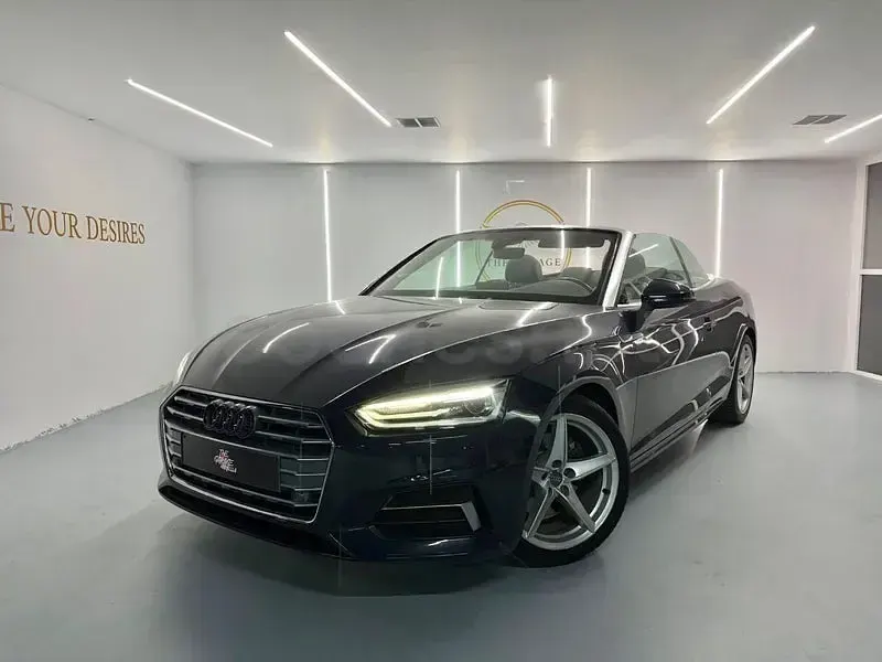 Usado Audi A5 Cabriolet S-Line 150 CV (110 kW) 2018 Gris / plata Descapotable