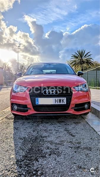 Usado Audi A1 S-Line 90 CV (66 kW) 2014 Rojo Utilitario