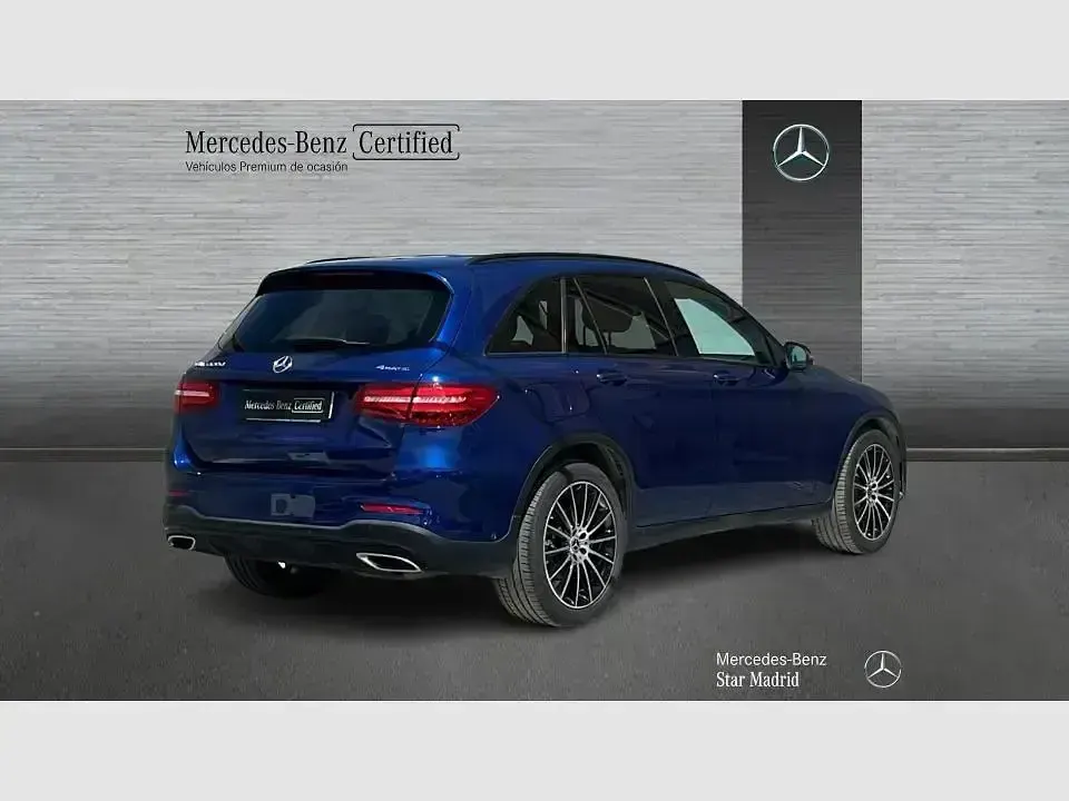 Brugt Mercedes GLC220 AMG line 170 HK (125 kW) 2019 Blå SUV