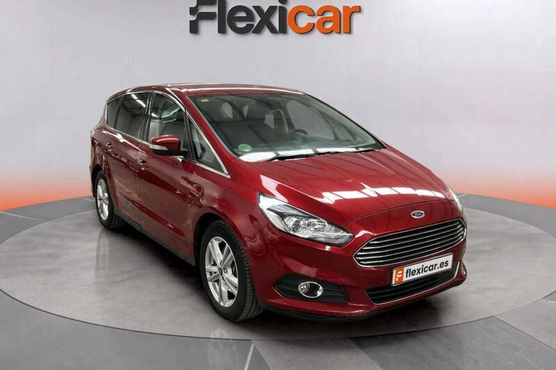Rojo Usado 2017 Ford S-MAX Titanium Monovolumen | 17.470 € (Buen precio) - Imagen 1/4