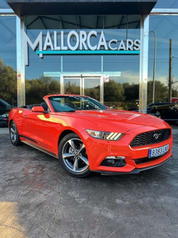 Naranja Usado 2016 Ford Mustang Descapotable | 33.990 € - Imagen 1/4