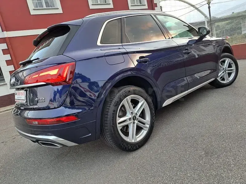 Usado Audi Q5 S-Line 204 CV (150 kW) 2021 Azul SUV