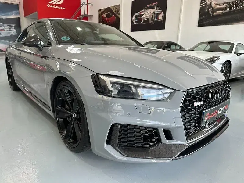 Usado Audi RS5 450 CV (330 kW) 2017 Gris / plata Coupe