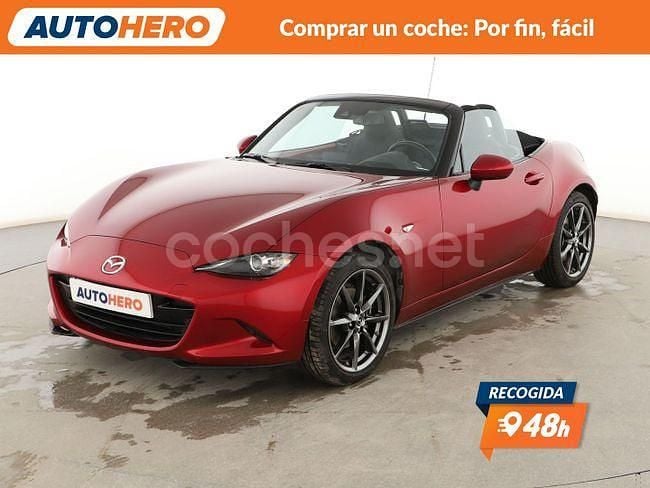 Rojo Usado 2019 Mazda MX5 Descapotable | 25.499 € (Precio justo) - Imagen 1/3
