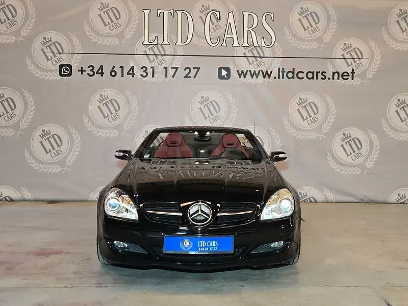 Usado Mercedes SLK200 163 CV (119 kW) 2006 Negro Descapotable