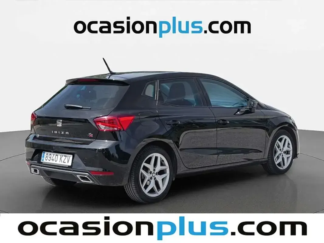 Usado Seat Ibiza FR 116 CV (85 kW) 2019 Negro Utilitario