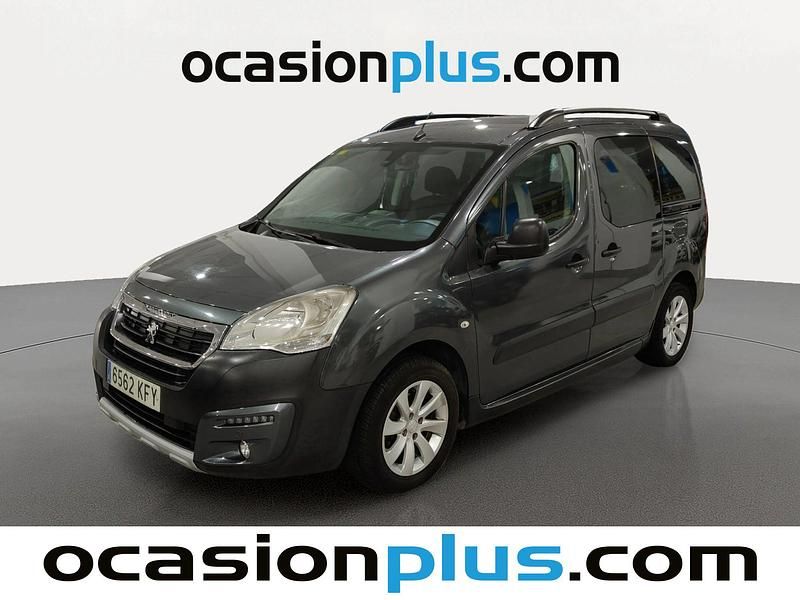 Gris Usado 2017 Peugeot Partner Tepee Outdoor Monovolumen | 12.900 € (Precio justo) - Imagen 1/4