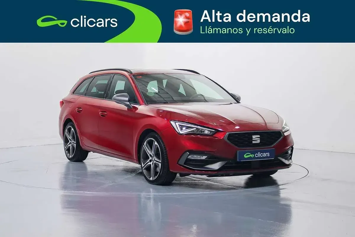 Begagnad Seat Leon ST FR 150 HK (110 kW) 2021 Röd Kombi