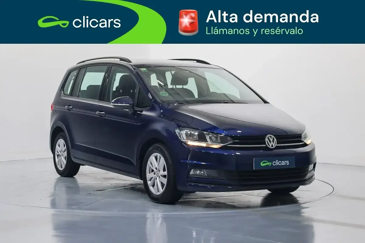 Usado VW Touran Advance 122 CV (89 kW) 2020 Azul Monovolumen