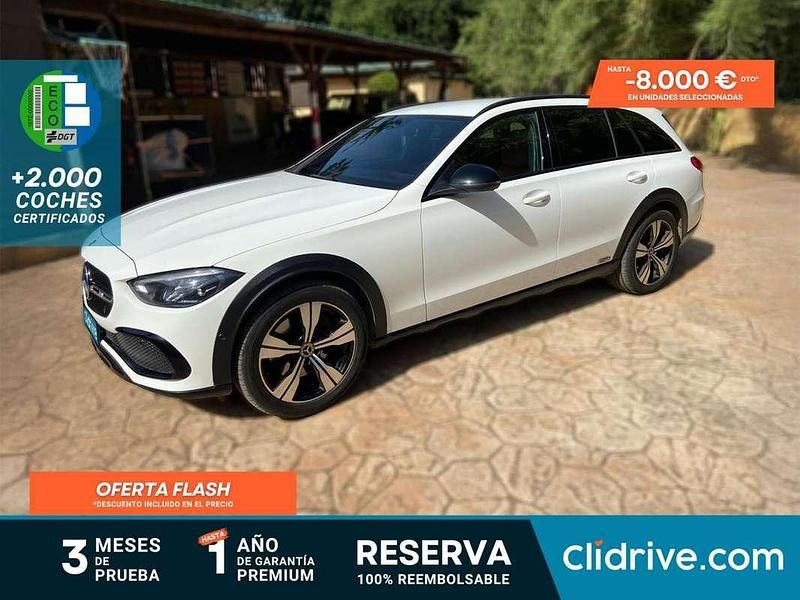 Blanco Usado 2022 Mercedes C220 Familiar | 36.290 € (Precio justo) - Imagen 1/3
