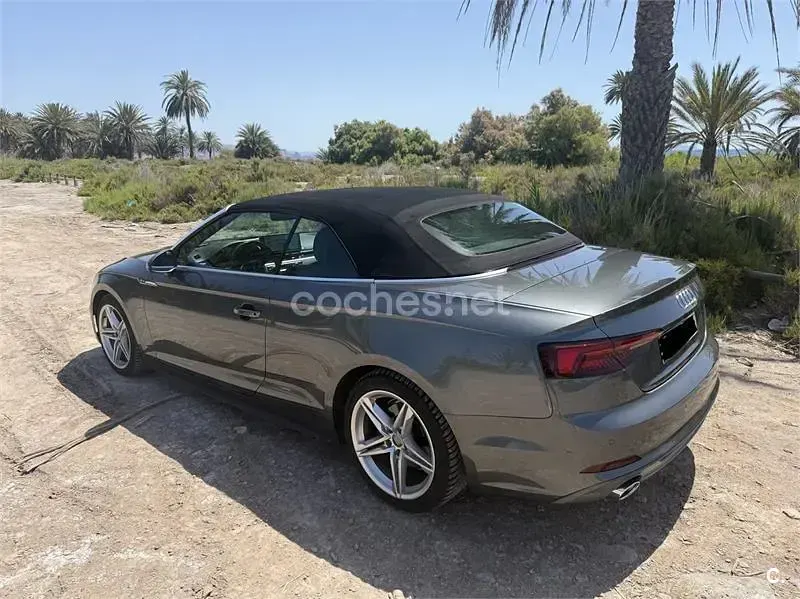 Usado Audi A5 Cabriolet 190 CV (139 kW) 2018 Gris / plata Descapotable