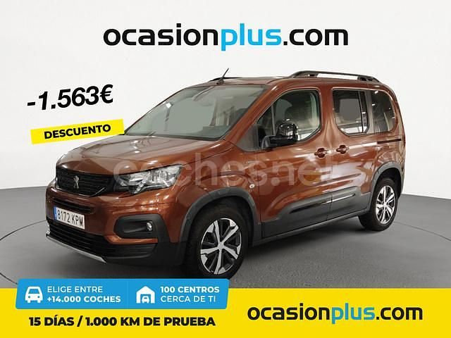 Marrón Usado 2018 Peugeot Rifter GT-line Monovolumen | 16.800 € (Precio justo) - Imagen 1/4