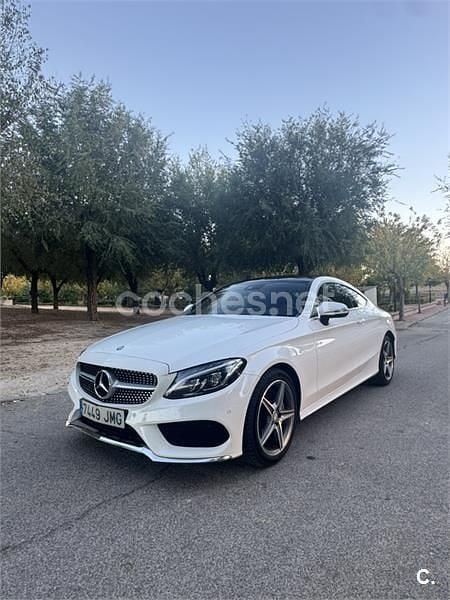 Blanco Usado 2016 Mercedes C220 AMG line Coupe | 22.499 € (Precio justo) - Imagen 1/4