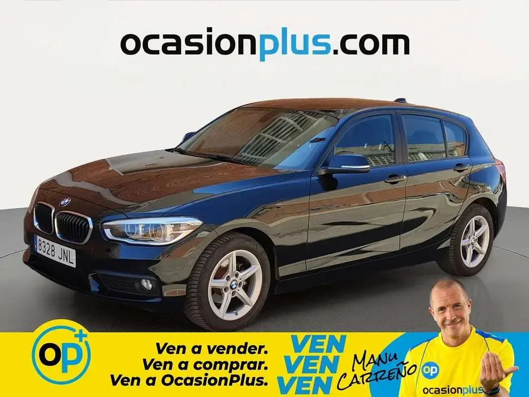 Usado BMW 116 116 CV (85 kW) 2016 Negro Utilitario
