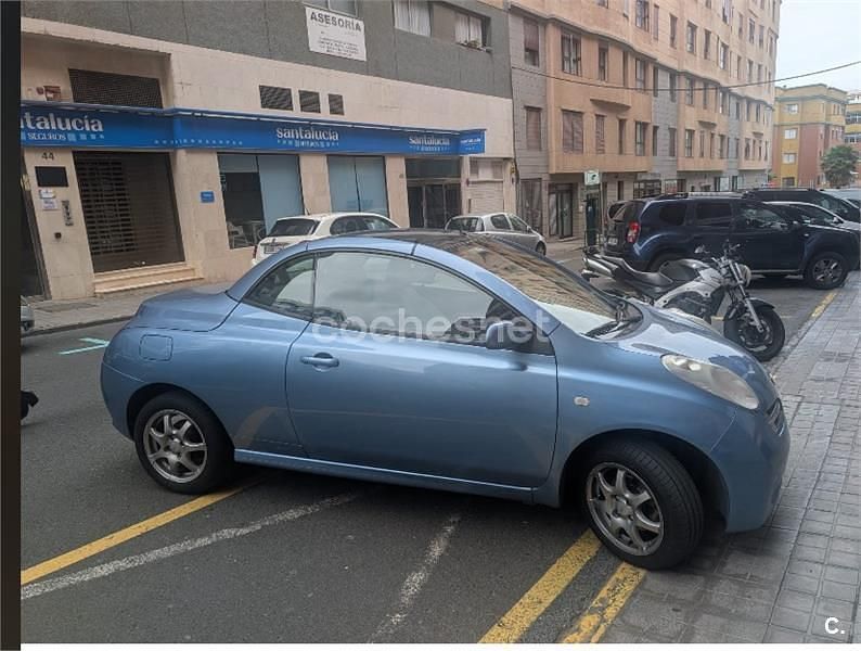 Usado Nissan Micra C+C Tekna 88 CV (64 kW) 2005 Azul Descapotable