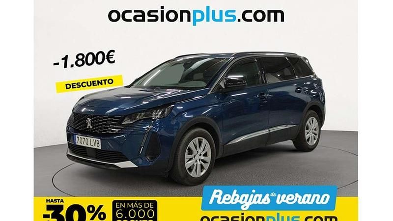 Azul Usado 2021 Peugeot 5008 Style Monovolumen | 18.000 € (Super precio) - Imagen 1/4