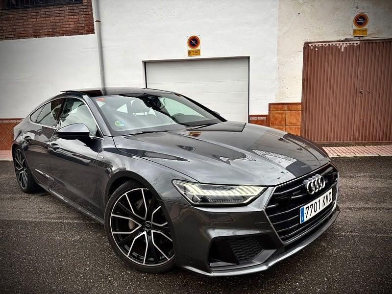 Usado Audi A7 Sportback S-Line 286 CV (210 kW) 2019 Gris / plata Utilitario
