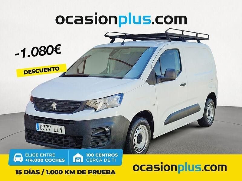 Blanco Usado 2020 Peugeot Partner Premium Monovolumen | 11.890 € (Precio justo) - Imagen 1/4