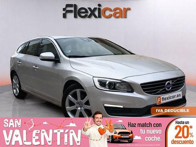Gris Usado 2018 Volvo V60 Kinetic Familiar | 21.390 € (Precio justo) - Imagen 1/4