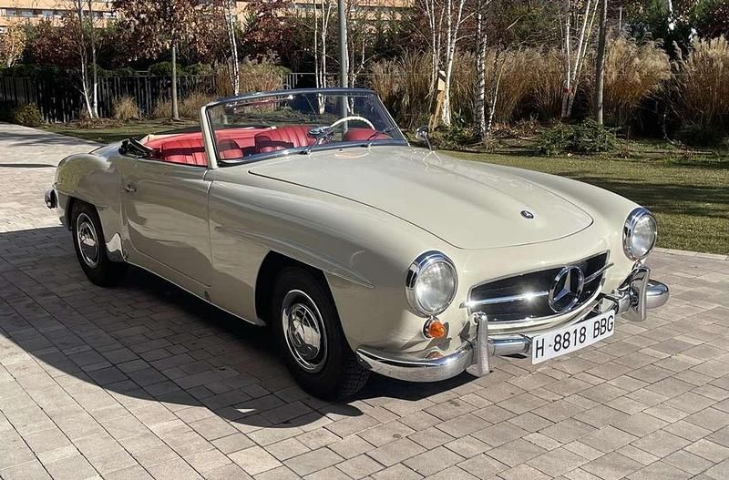 Usado Mercedes SL450 105 CV (77 kW) 1995 Blanco Coupe