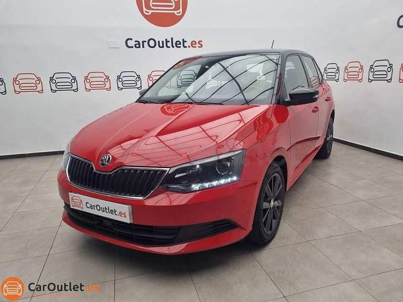 Usado Skoda Fabia Ambition 75 CV (55 kW) 2018 Rojo Berlina