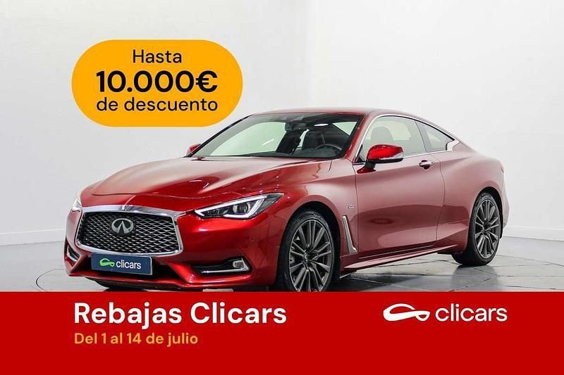 Rojo Usado 2017 Infiniti Q60 Sport Tech Coupe | 26.690 € - Imagen 1/4