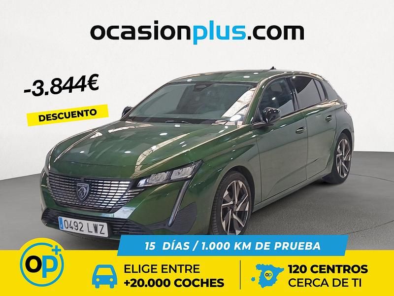 Verde Usado 2022 Peugeot 308 Allure Berlina | 15.890 € (Precio justo) - Imagen 1/4