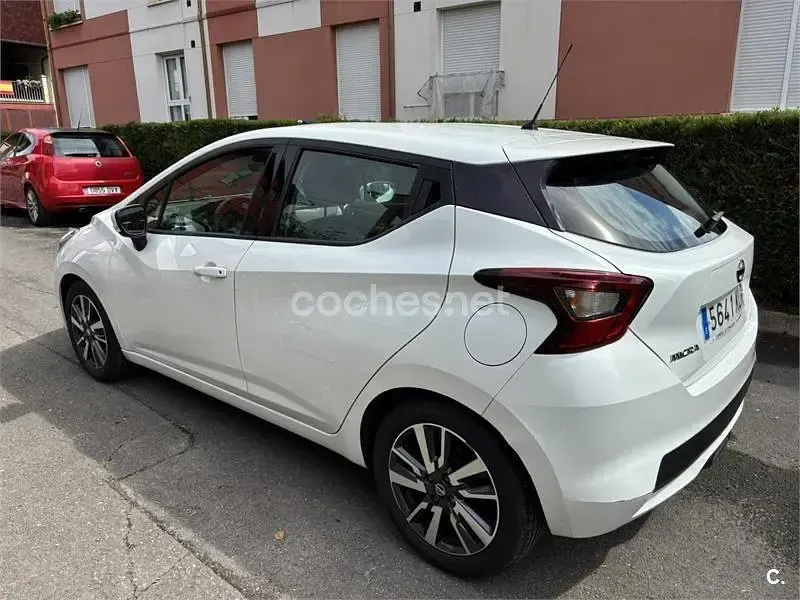 Usado Nissan Micra Acenta 73 CV (53 kW) 2018 Blanco Utilitario